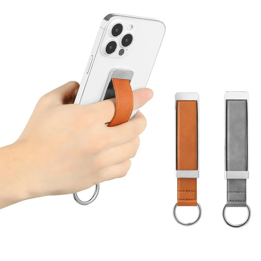 2Pcs Phone Finger Kickstand Universal Phone Finger Strap Grip Smartphone Holder - Electronics