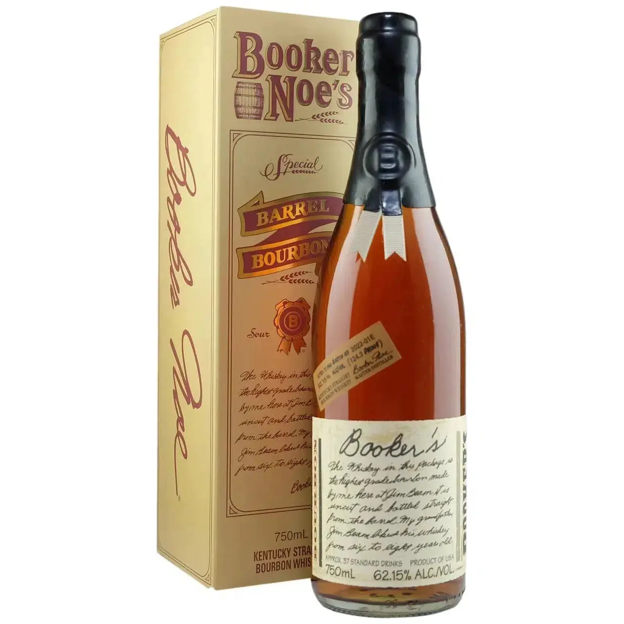 Booker's Bourbon Whiskey (Batch 2023) 750ml - Alcohol
