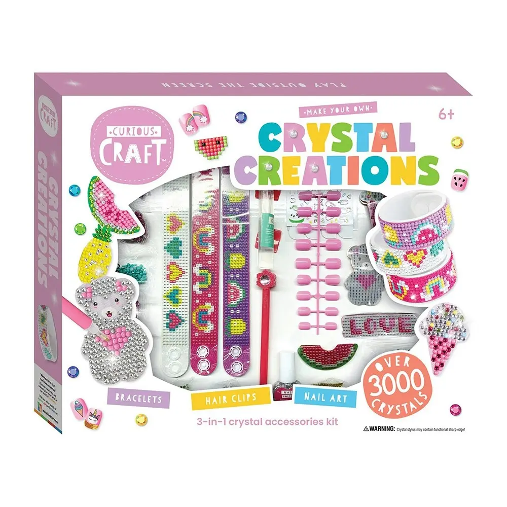 Curious Craft Ultimate Crystal Creations Accessory Activity Kit Project 8y+ - Hobbies