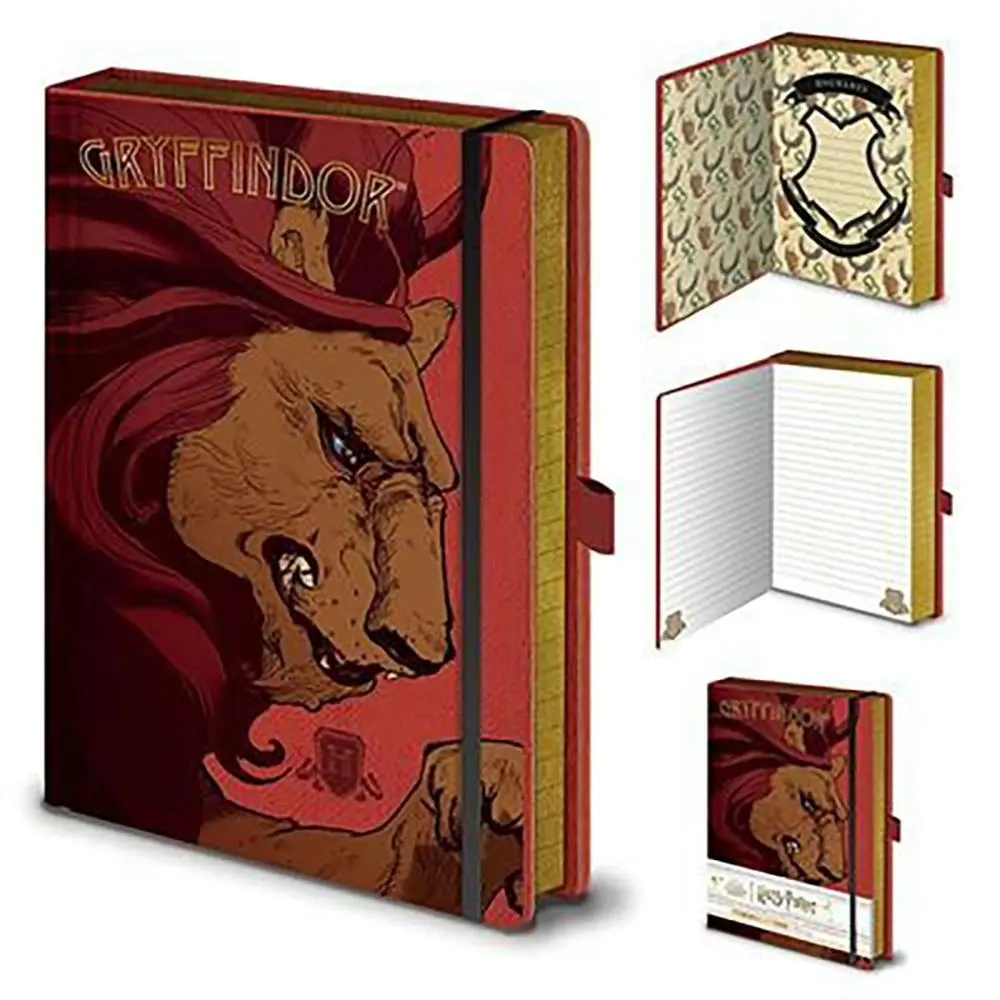 Wizarding World Harry Potter Intricate Houses Gryffindor A5 Premium Notebook - Office