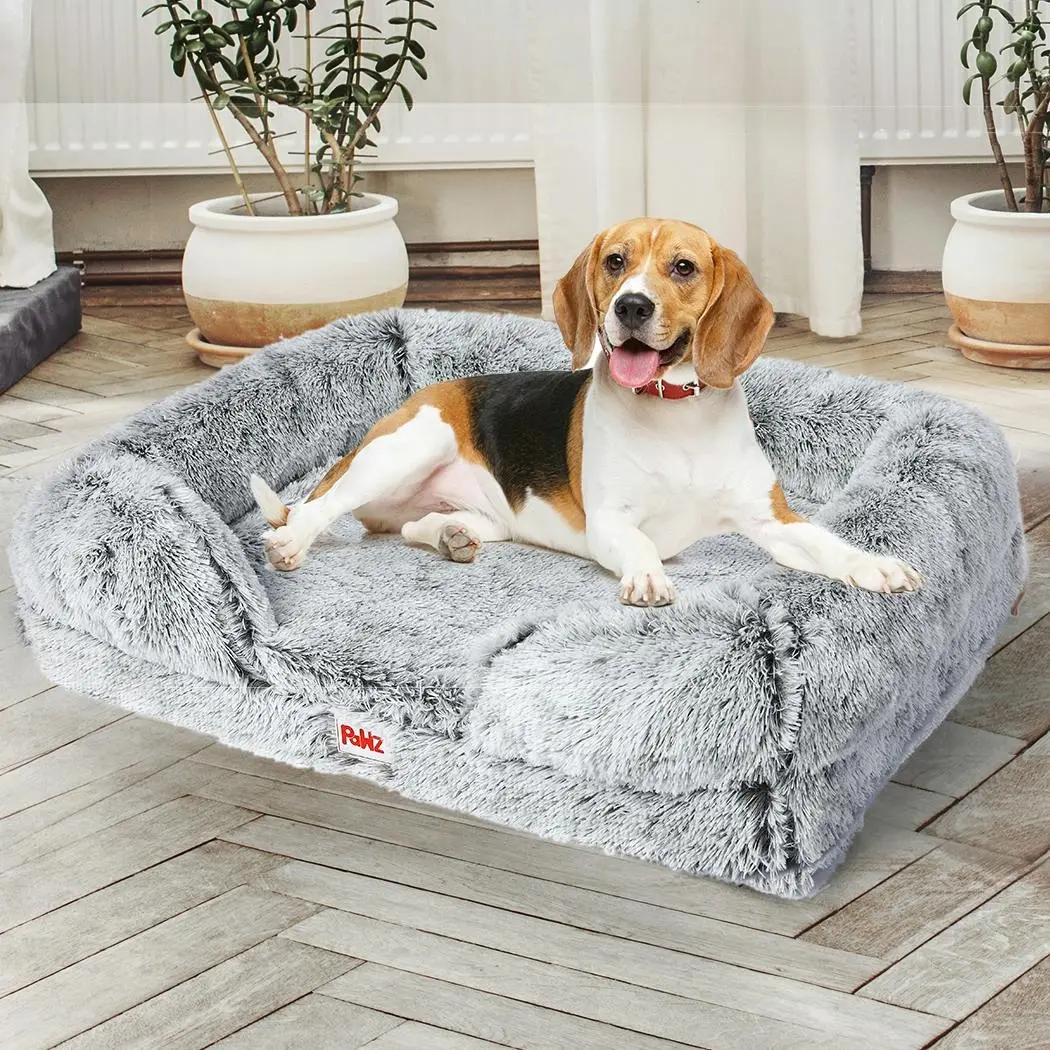 Pawz Pet Bed Orthopedic Sofa Dog Beds Bedding Soft Warm Mat Mattress Cushion M - Furniture