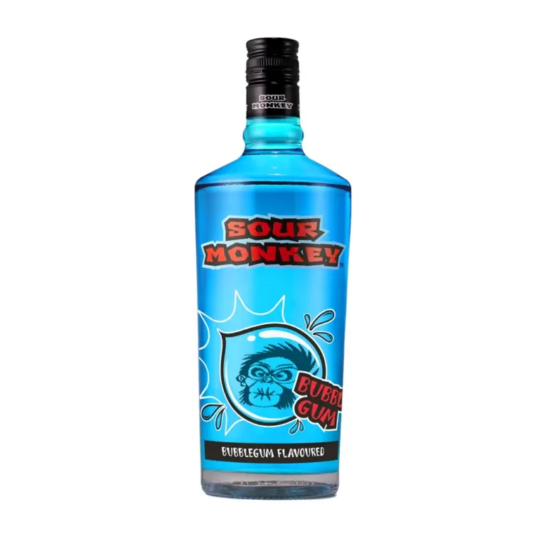 Sour Monkey Bubblegum 750ml - Alcohol