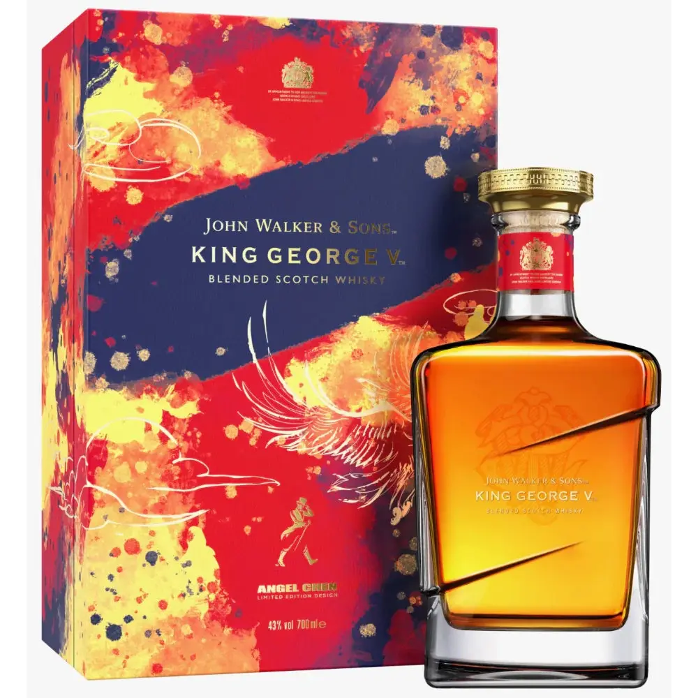 Johnnie Walker King George V Chinese New Year 2023 Angel Chen 750ml - Alcohol
