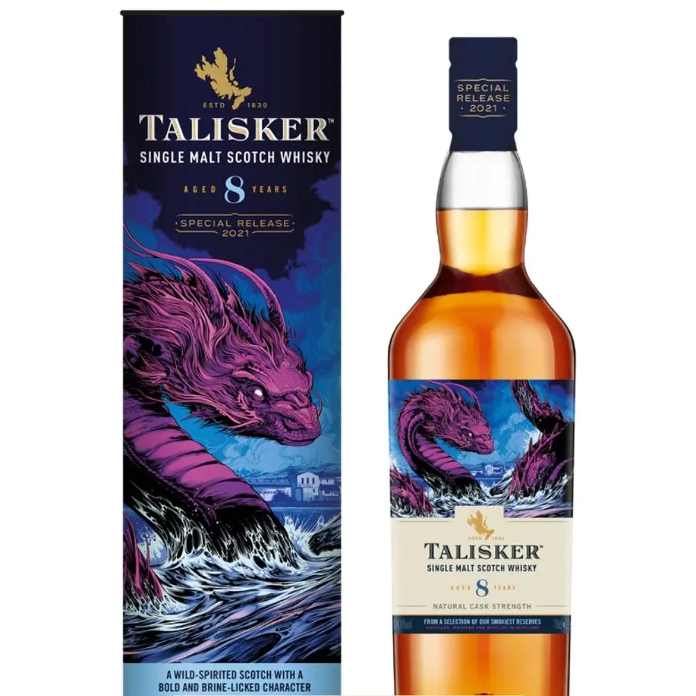 Talisker 8 Year Old Special Release 2021 Single Malt Scotch Whisky 700ml - Alcohol