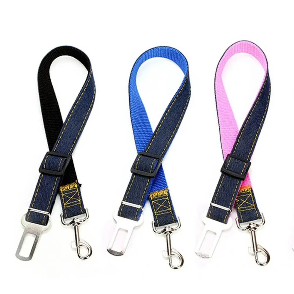 3 Pack Adjustable Dog Car Seat Belt Durable Comfortable Pet Safety Belt - Pets