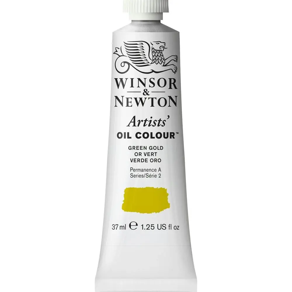 Winsor & Newton Artists Oil Colour 37ml Art/Craft Paint Tube Green Gold Series 2 - Hobbies