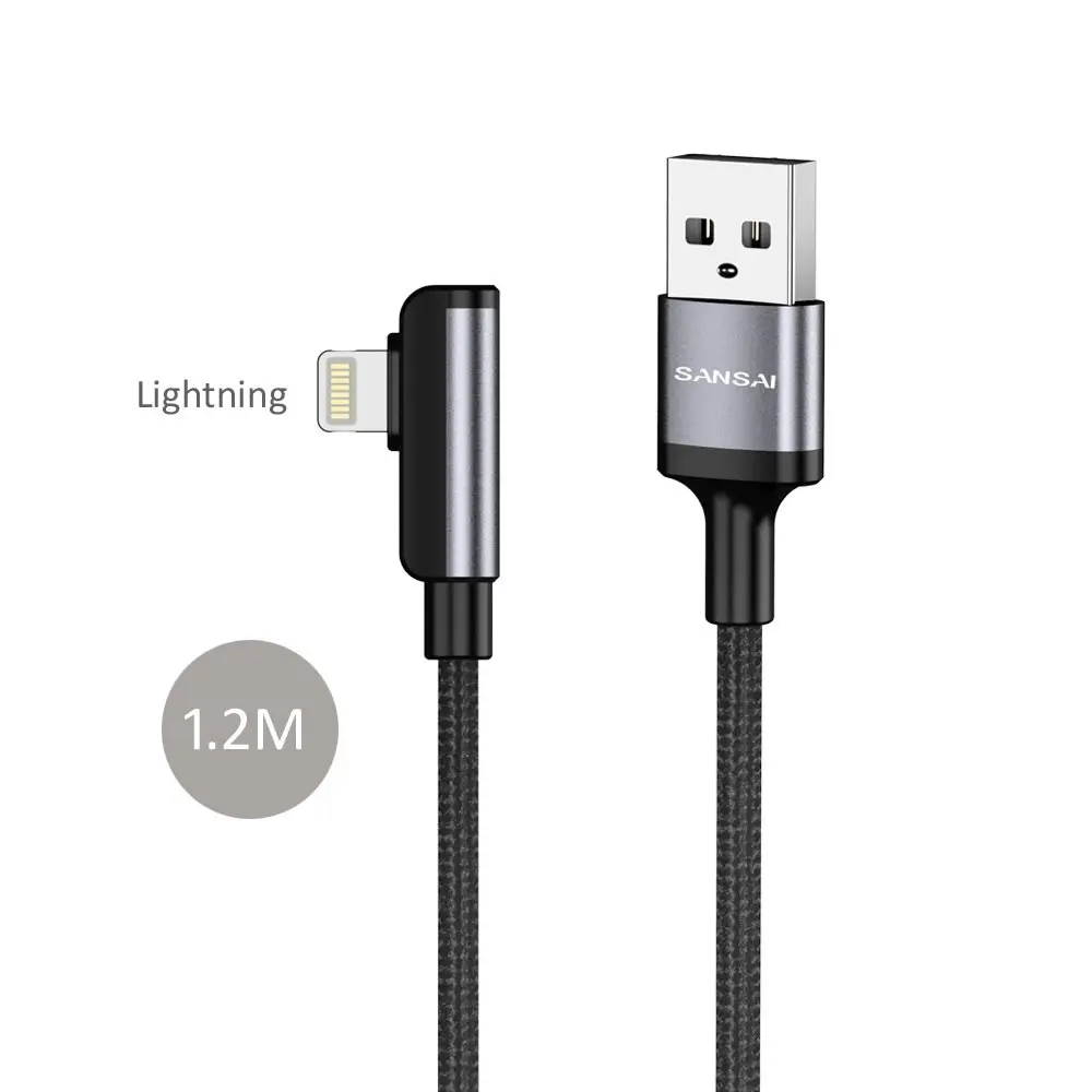Sansai Lightning/8Pin USB Sync/Charge Cable 1.2M w/L Connector For Apple Devices - Electronics