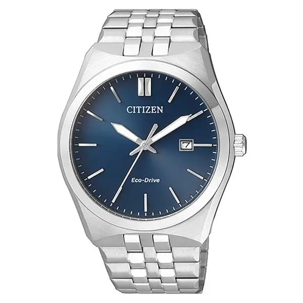 Citizen Eco-Drive Blue Dial Stainless Steel Men's Watch (BM7330-67L)
