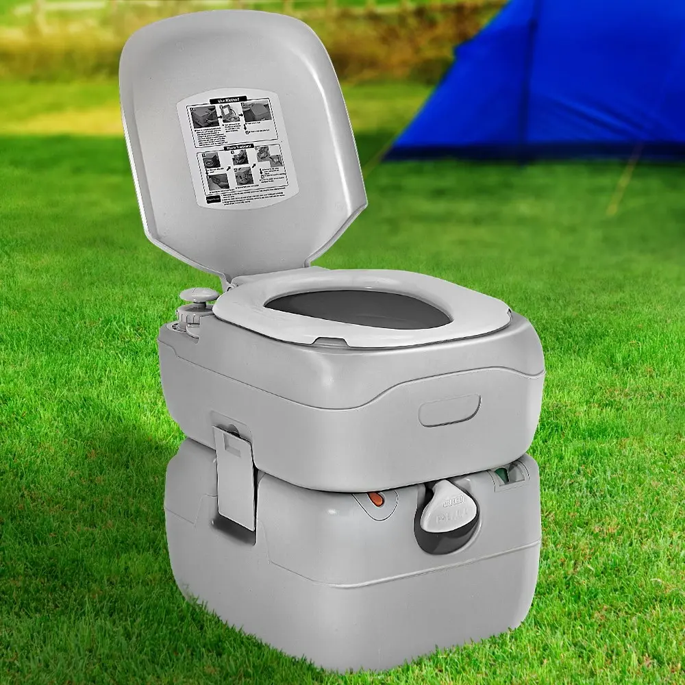 Weisshorn 22L Portable Camping Toilet Outdoor Flush Potty Boating - Sports & Outdoor