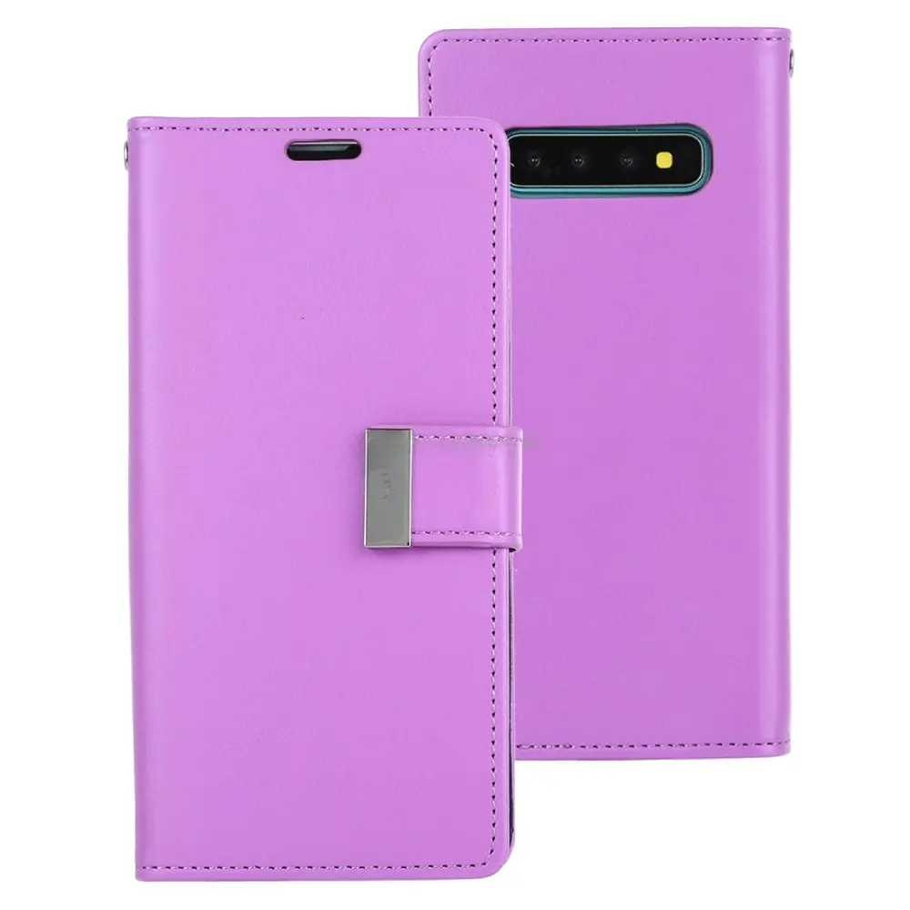 Soka Rich Diary Wallet (Suits Galaxy S10 5G) - Purple