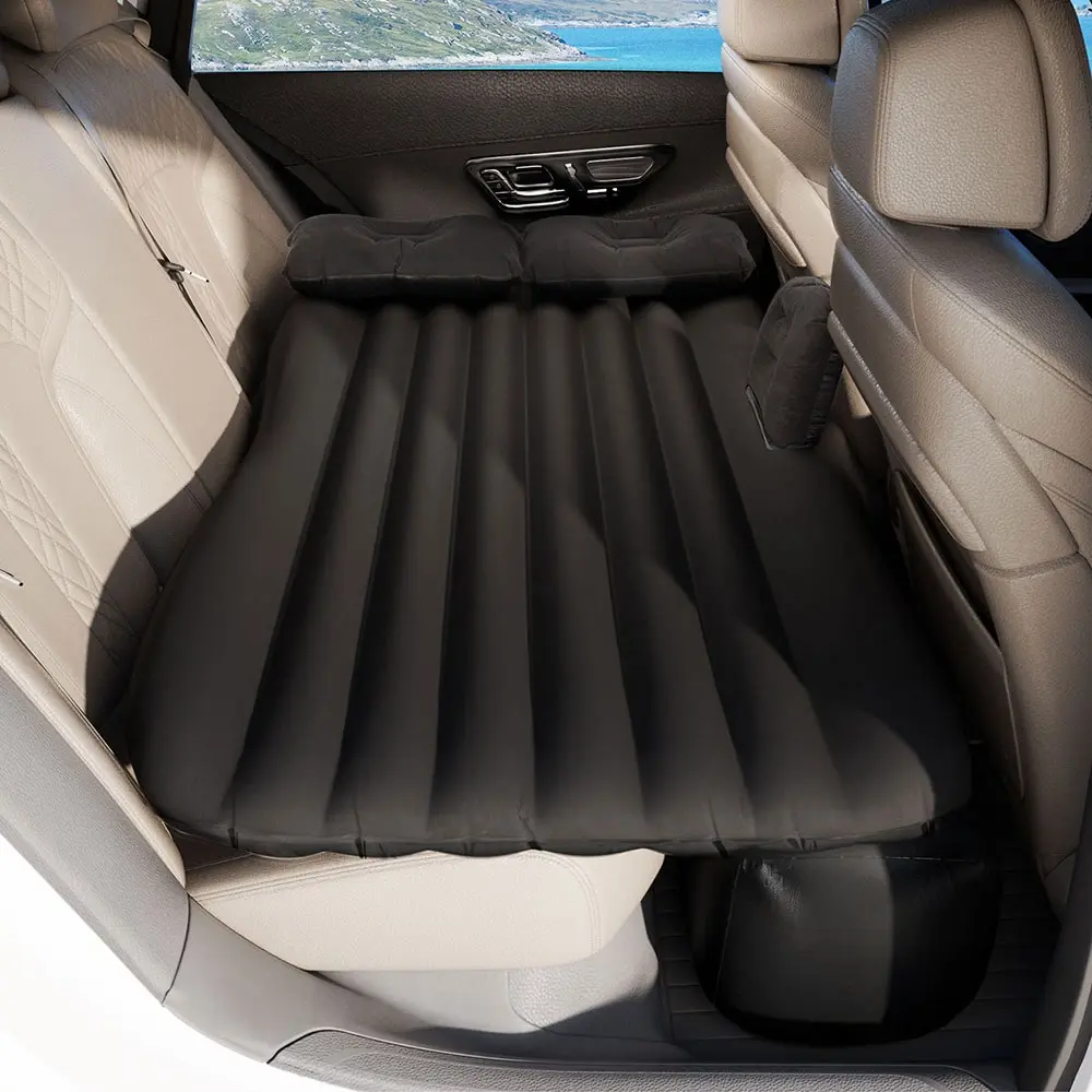 Weisshorn Car Mattress 134x78 Inflatable SUV Back Seat Camping Bed Black - Sports & Outdoor