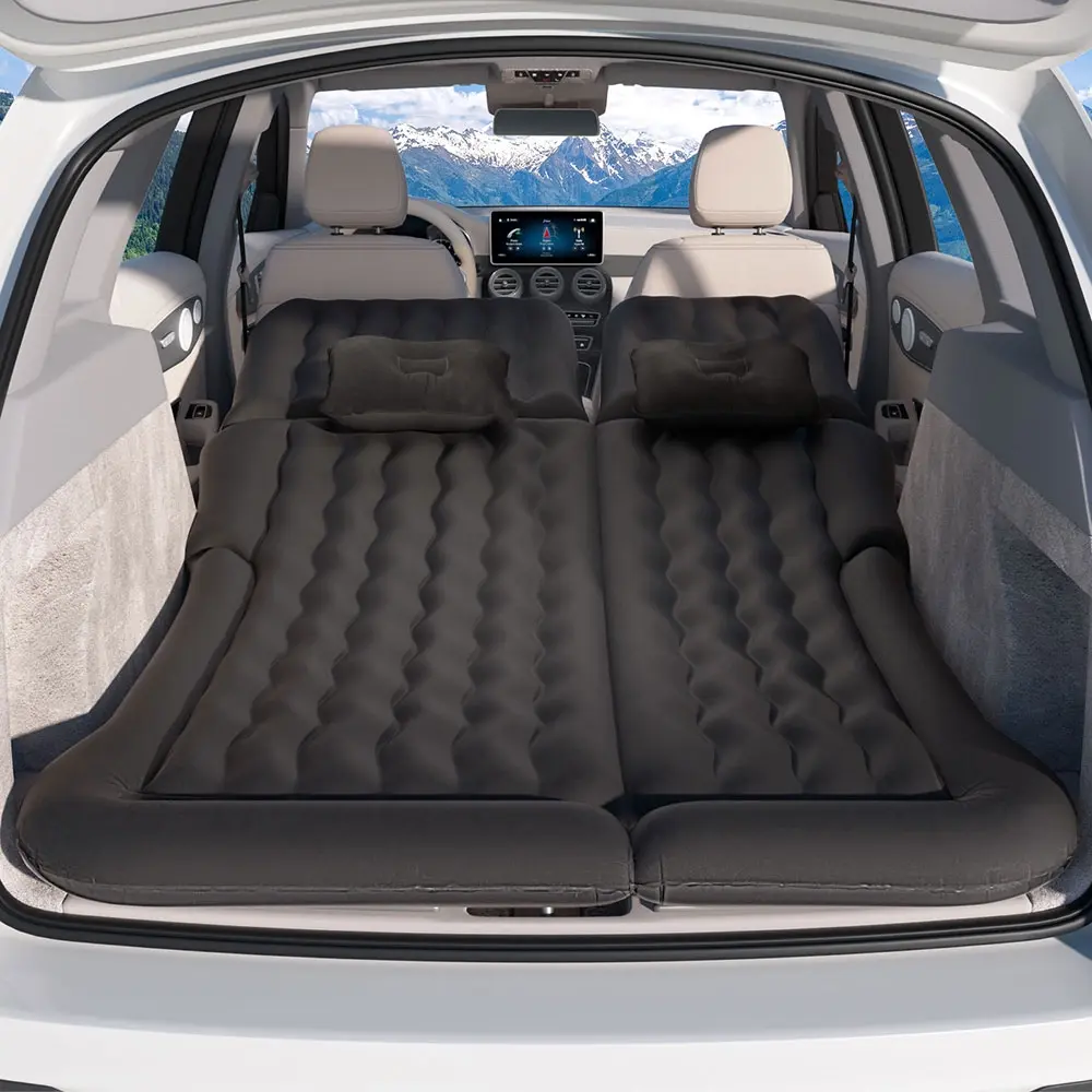 Weisshorn Car Mattress 175x130 Inflatable SUV Back Seat Camping Bed Black - Sports & Outdoor