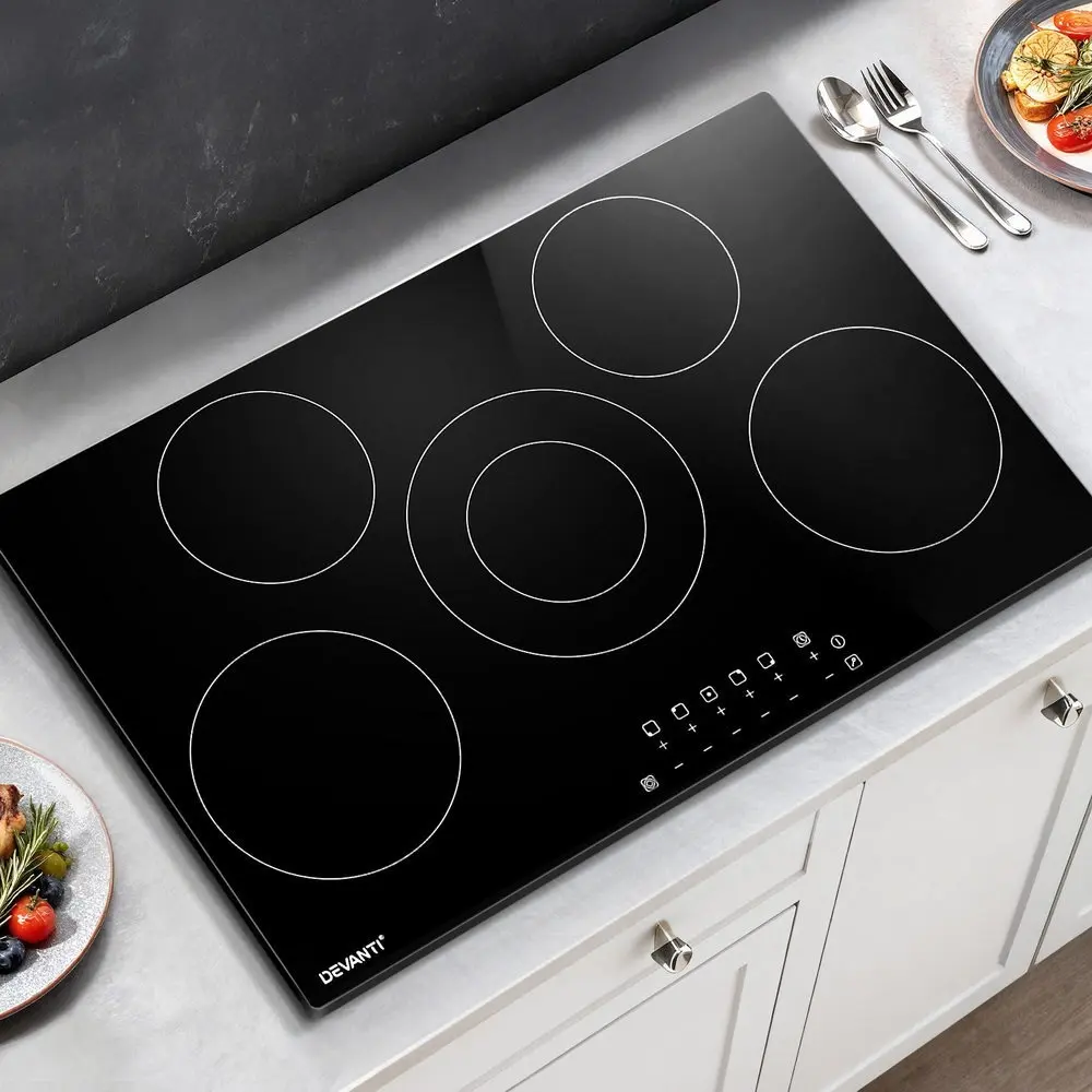 Devanti Electric Ceramic Cooktop 90cm - Home & Garden
