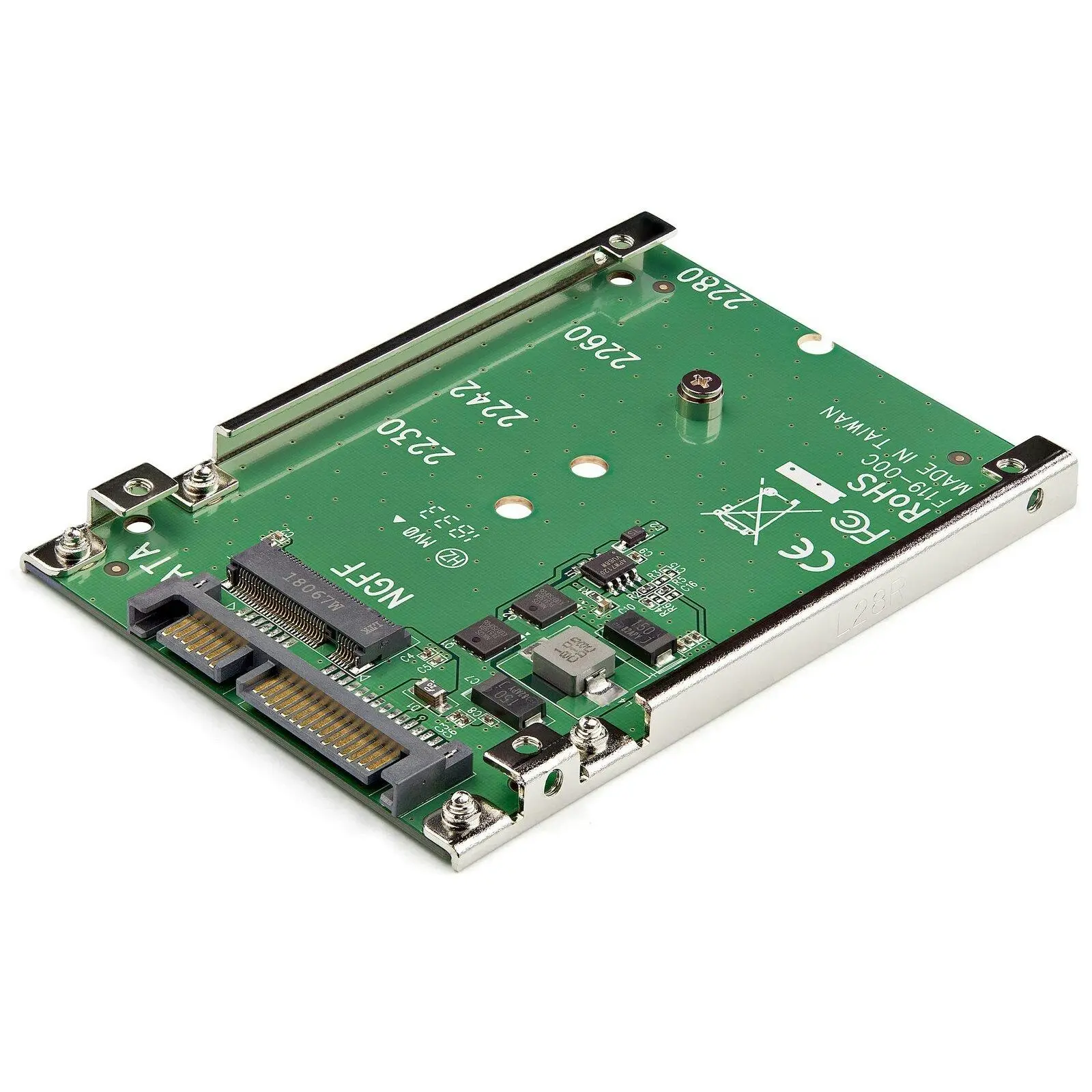 Star Tech 6Gbps M.2 SSD to 7mm High 2.5in SATA Adapter/Converter Open Frame SSD - Electronics