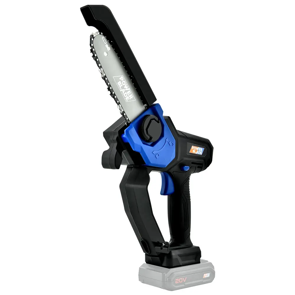POWERBLADE SW6 20V Cordless Mini Chainsaw Skin Only, Electric Battery Powered Tree Pruner - Home & Garden