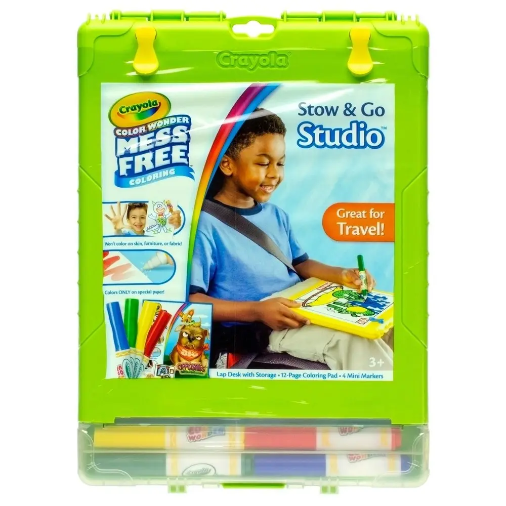 Crayola Colour Wonder Stow & Go Studio Art/Craft Supplies Set Kids/Children 3y+ - Hobbies