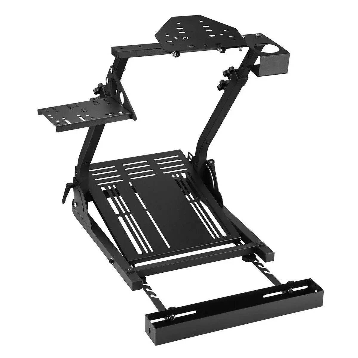 Ausway Racing Simulator Wheel Stand Upgraded Flight Sim Cockpit Foldable Gaming Steering Accessories Logitech Thrustmaster - Electronics