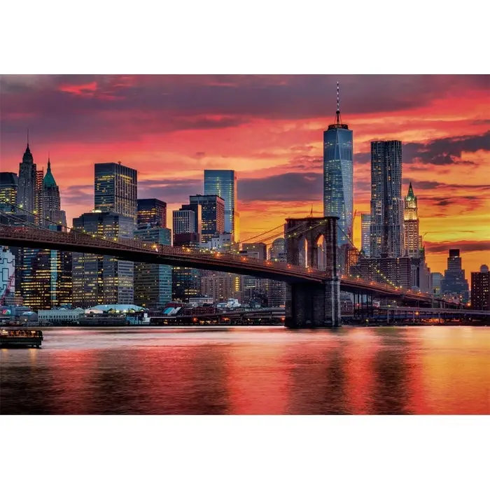 1500pc East River At Dusk Puzzle - Toys & Games