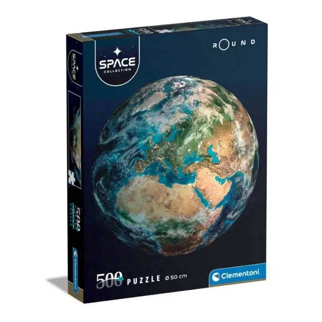 500pc Earth (Space) Round Puzzle - Toys & Games