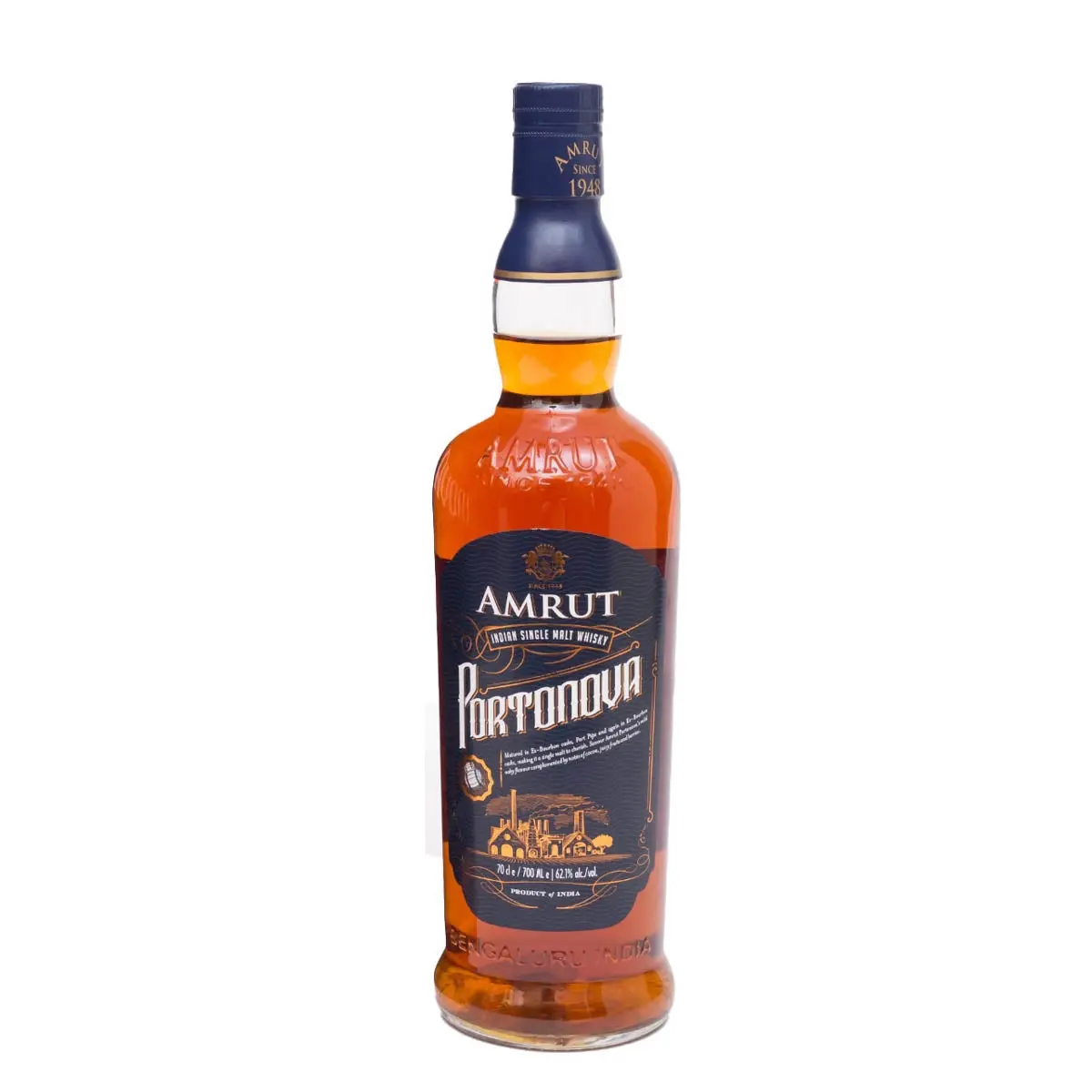 Amrut Portonova Indian Whisky 700ml - Alcohol