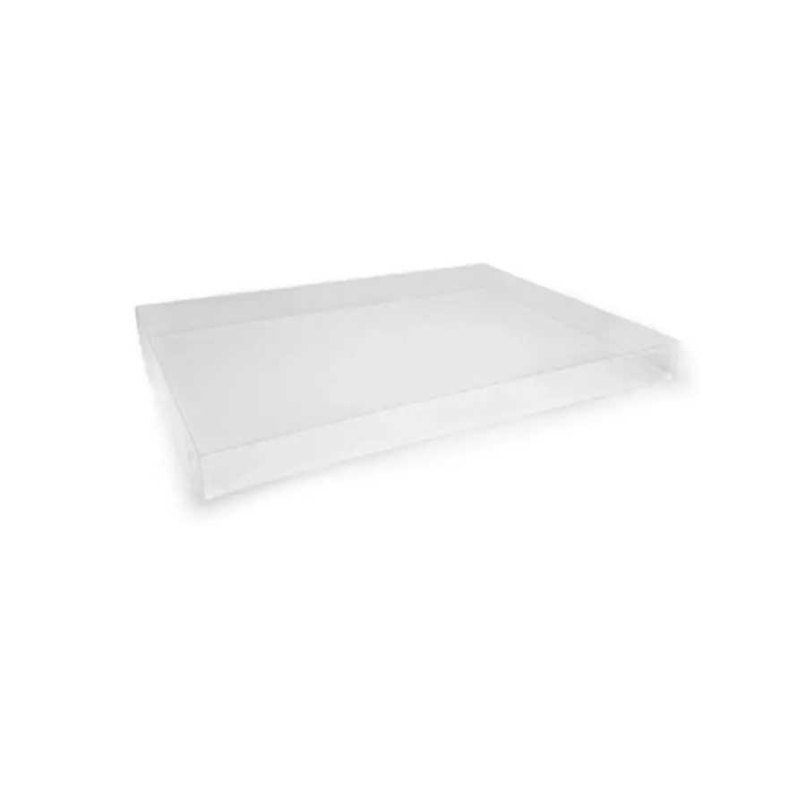BULK 100pk Small Square Clear PET Lid 180x180x30mm (LIDS ONLY) - Commercial