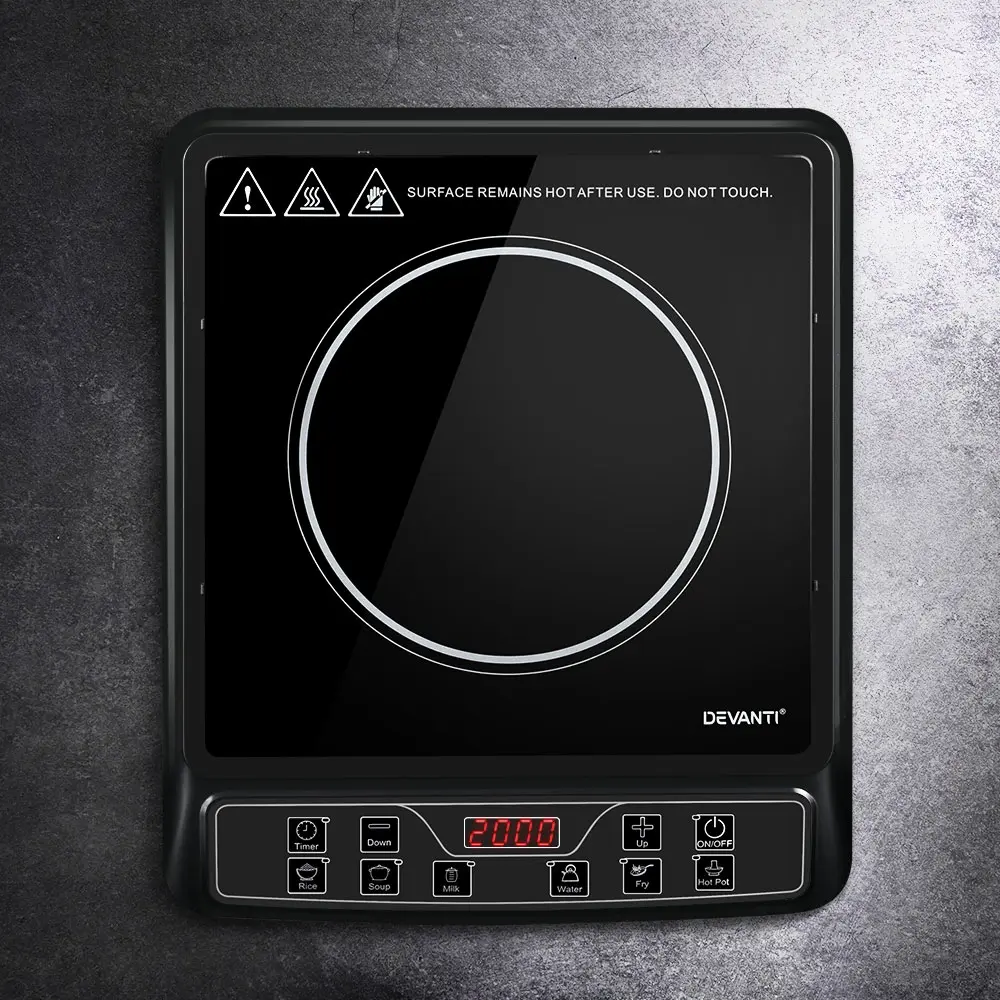 Devanti Induction Cooktop 30cm Portable Cooker - Home & Garden