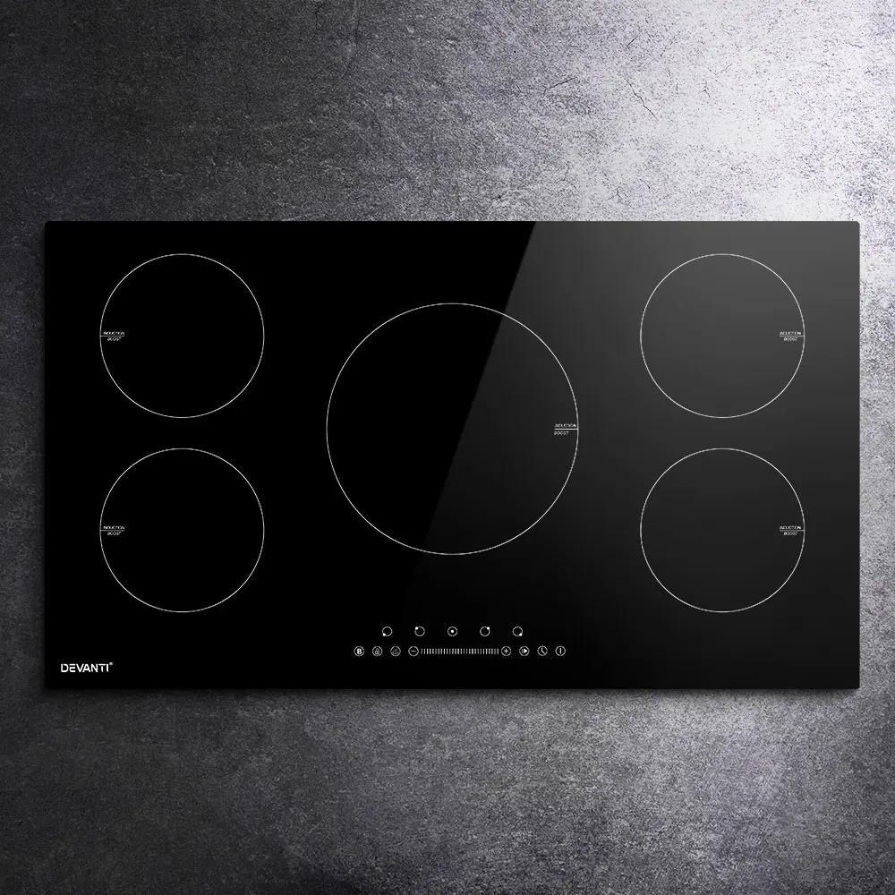 Devanti Induction Cooktop 90cm Electric Cooker - Home & Garden