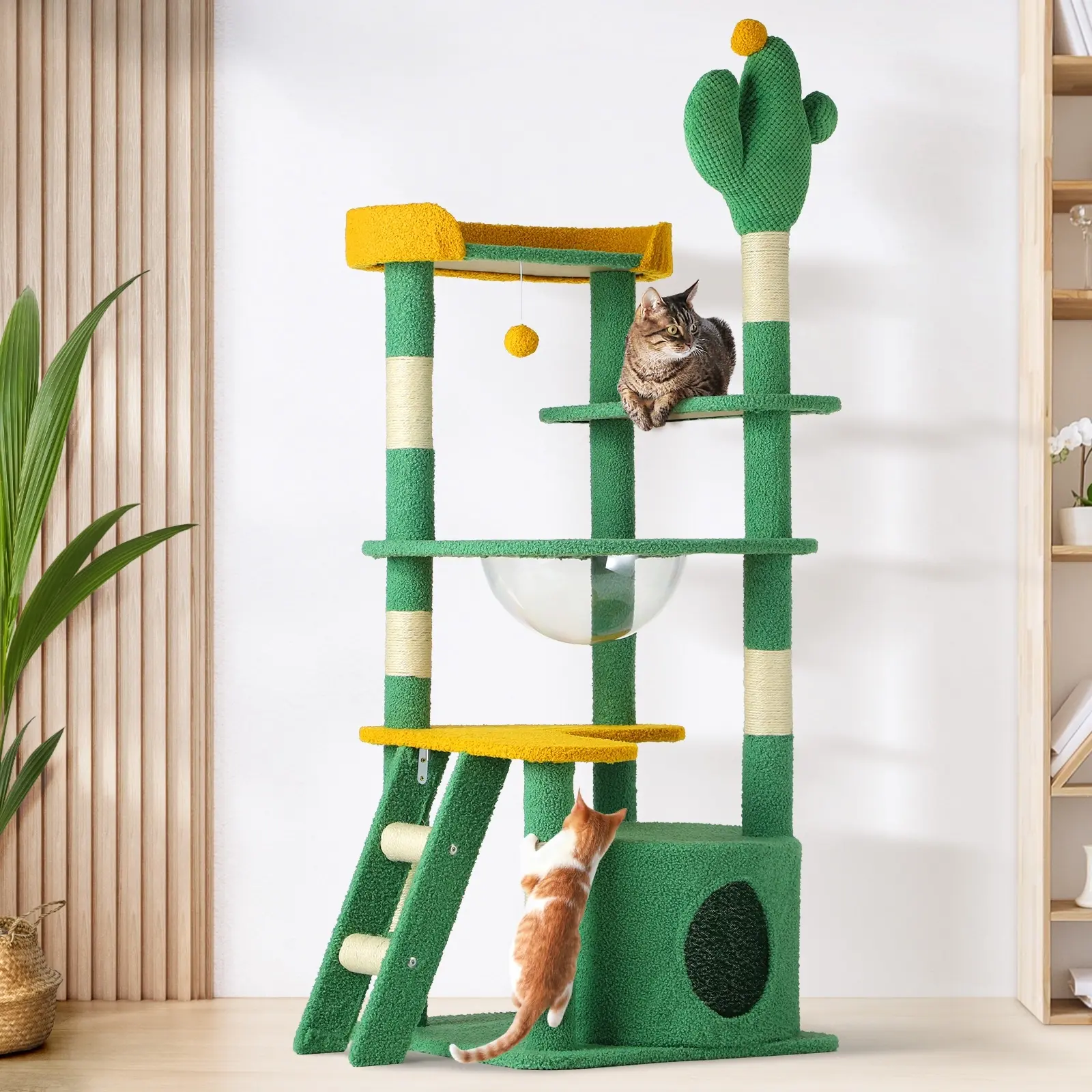 Alopet Cat Tree Tower Scratching Post 144cm Pet Condo House Furniture Scratcher - Pets