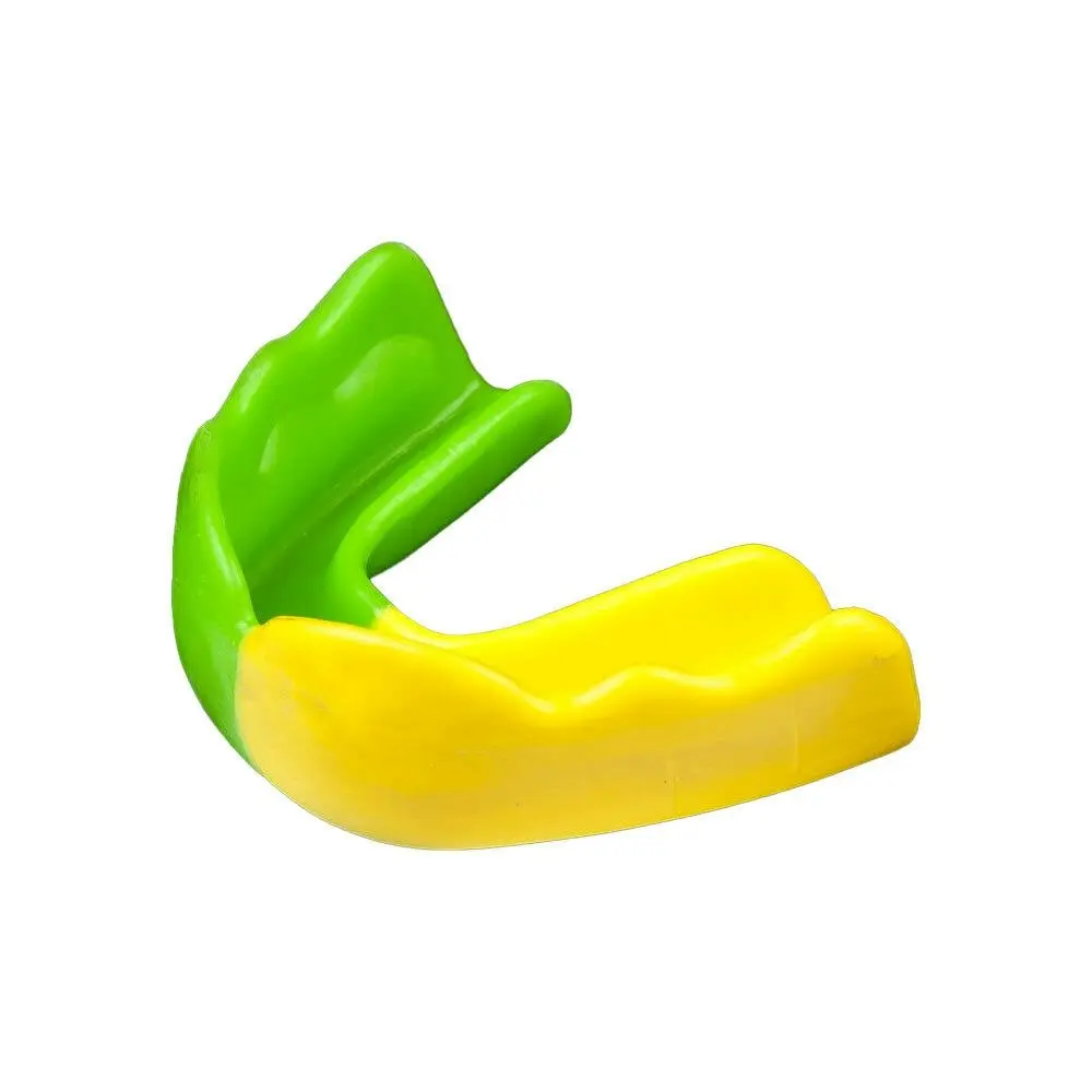 Signature Sports Type 2 Protective Mouthguard Teeth Shield Teen Green/Yellow - Sports & Outdoor