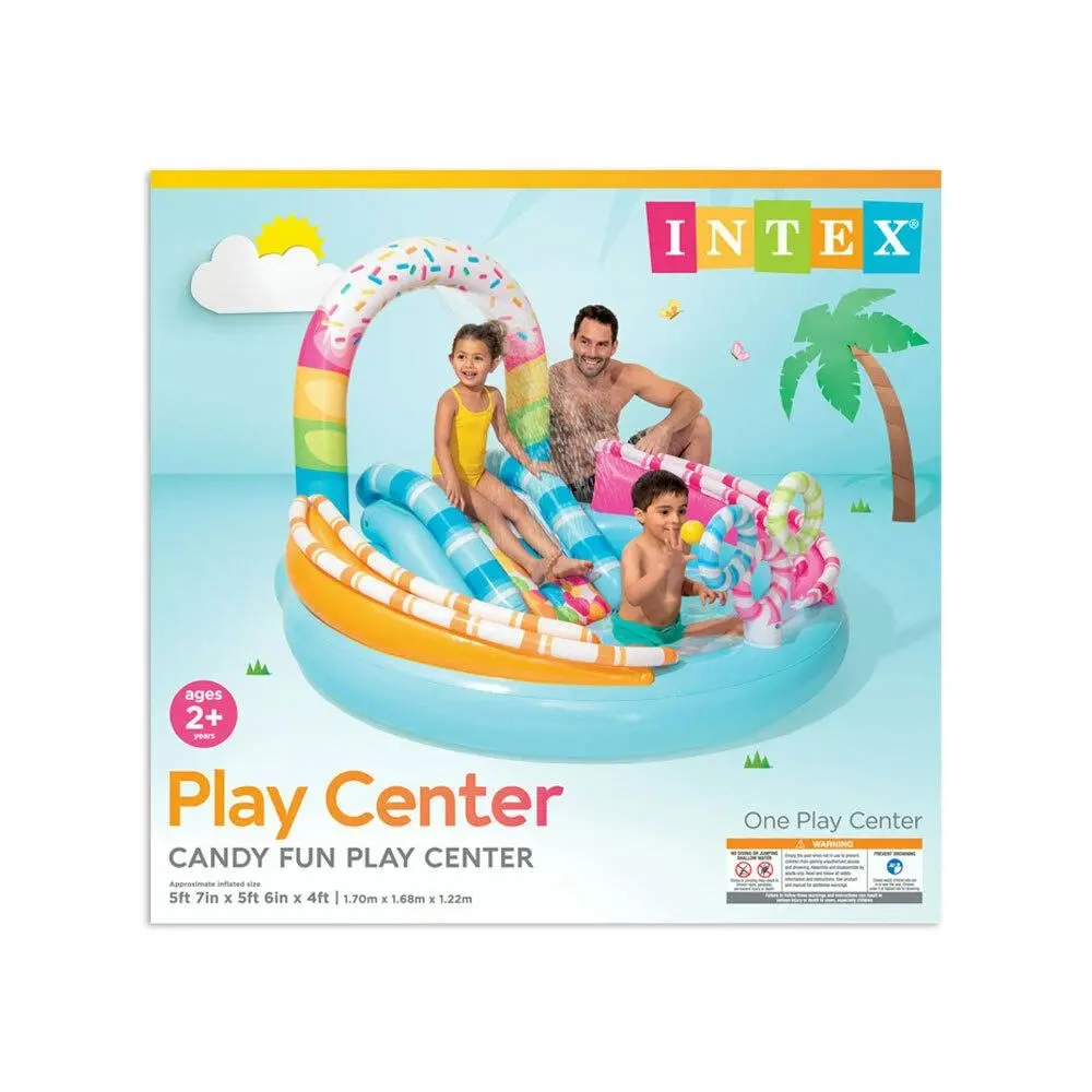 Intex Wet Set Collection Kids/Childrens Inflatable Outdoor Pool 170x168cm 2y+ - Home & Garden