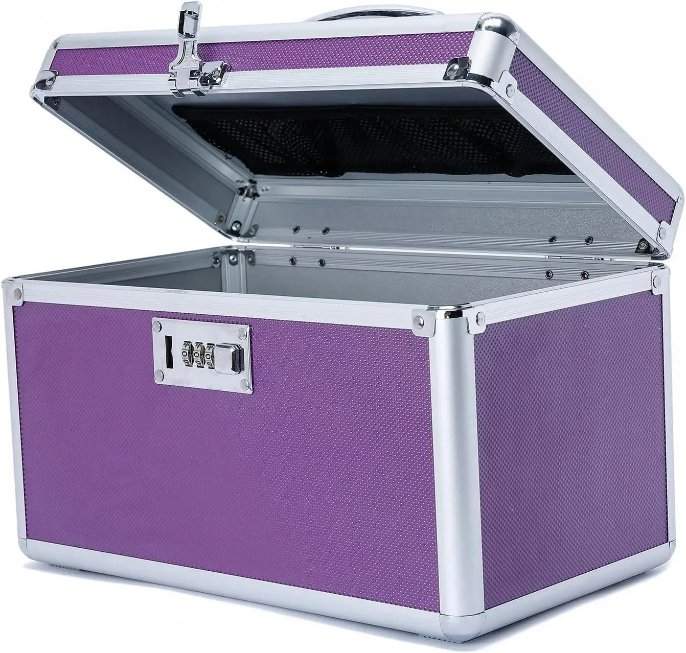 Locking Combination Medicine Box (Purple/Medium) - Home & Garden