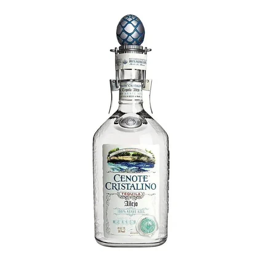 Cenote Cristalino Anejo Tequila 700ml - Alcohol