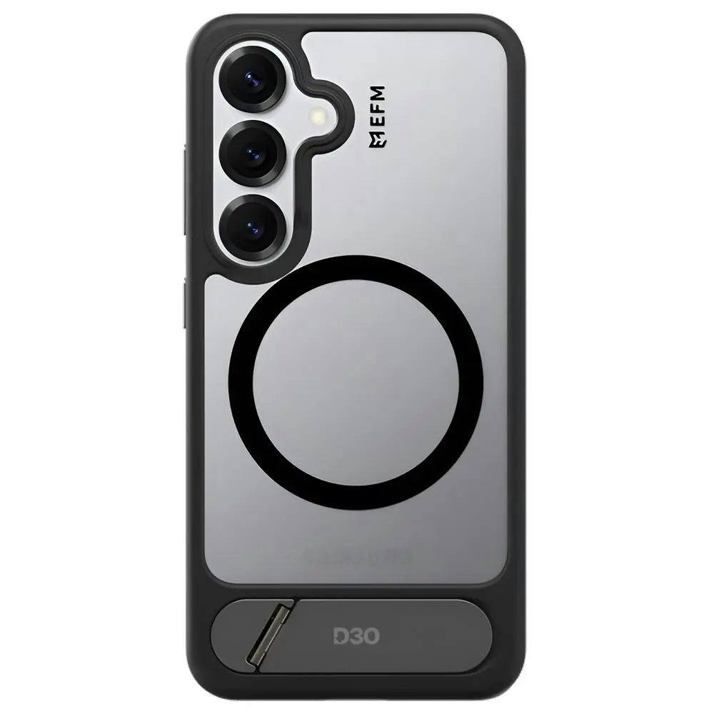 EFM Alta with D3O BIO Case (Suits Galaxy S25) - Black / Clear