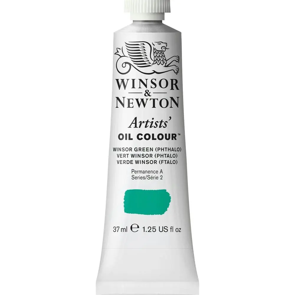 Winsor & Newton Artists Oil Colour 37ml Art Paint Tube Winsor Green Series 2 - Hobbies