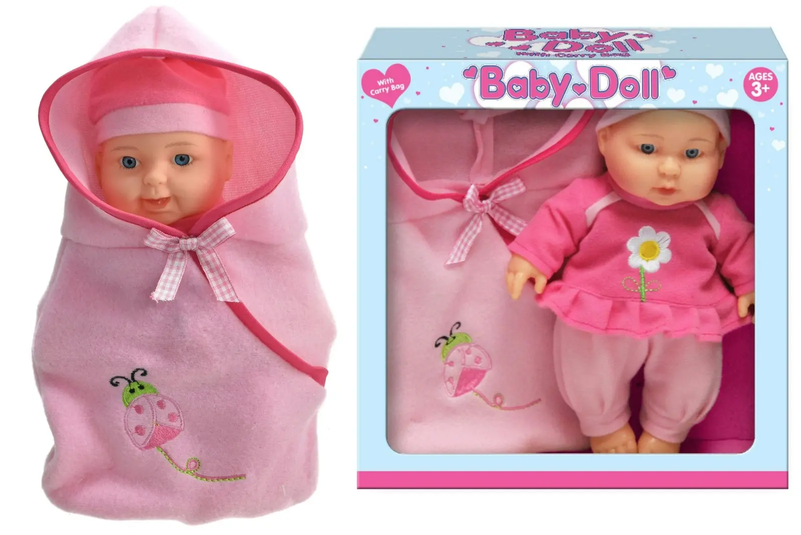 Baby Doll With Sleep Bag & Accessories - Toys & Games