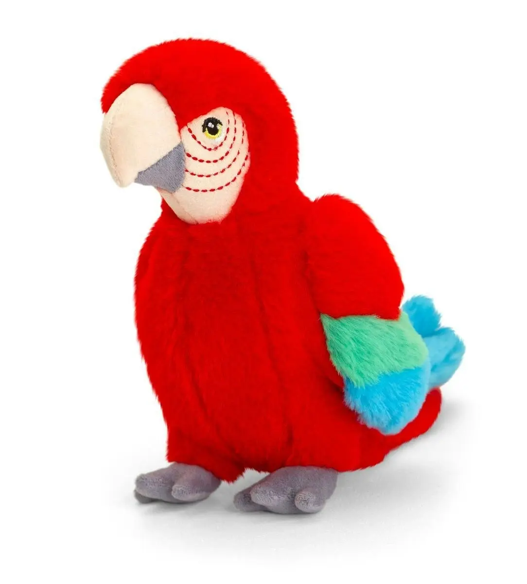 Keeleco 20cm Parrot Kids/Children/Toddler Animal Soft Plush Stuffed Toy Red 3y+ - Toys & Games