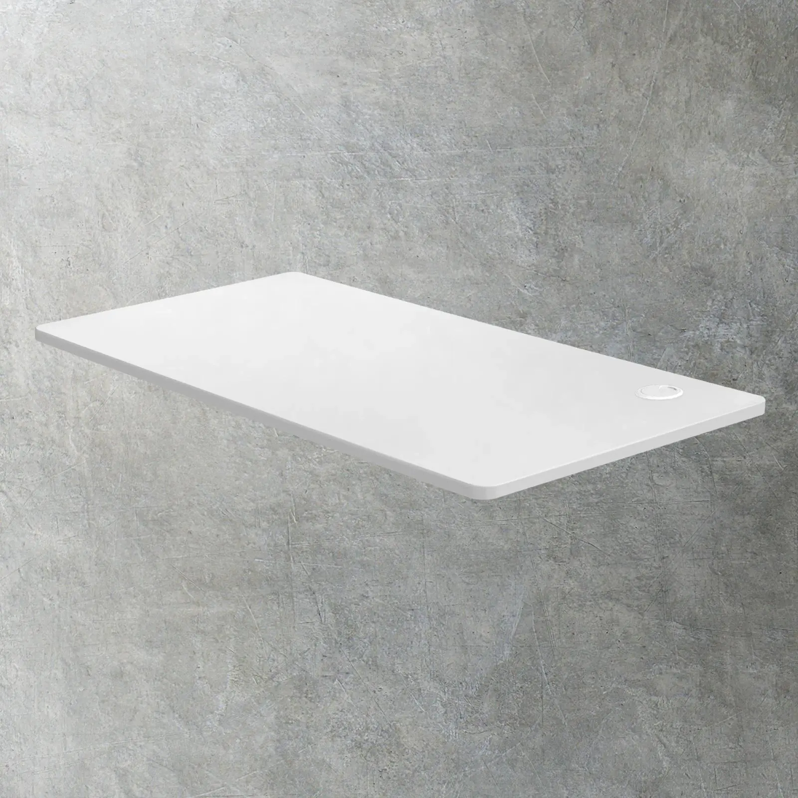 Oikiture 150cm Desk Top Electric Desk Board Computer Table White - Furniture