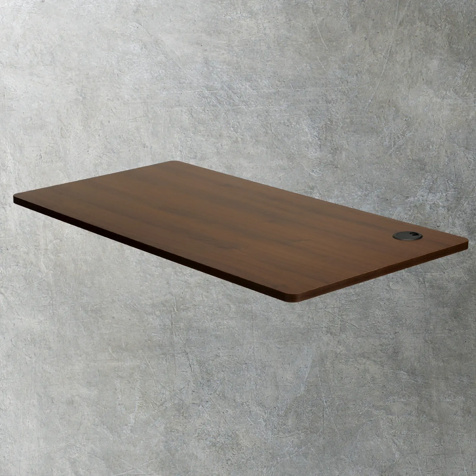Oikiture 150cm Desk Top Electric Desk Board Computer Table Walnut - Furniture