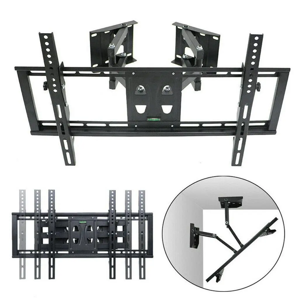 UHD OLED LCD LED TV Corner Wall Mount (42-65 Inch) with Tilt & Swivel