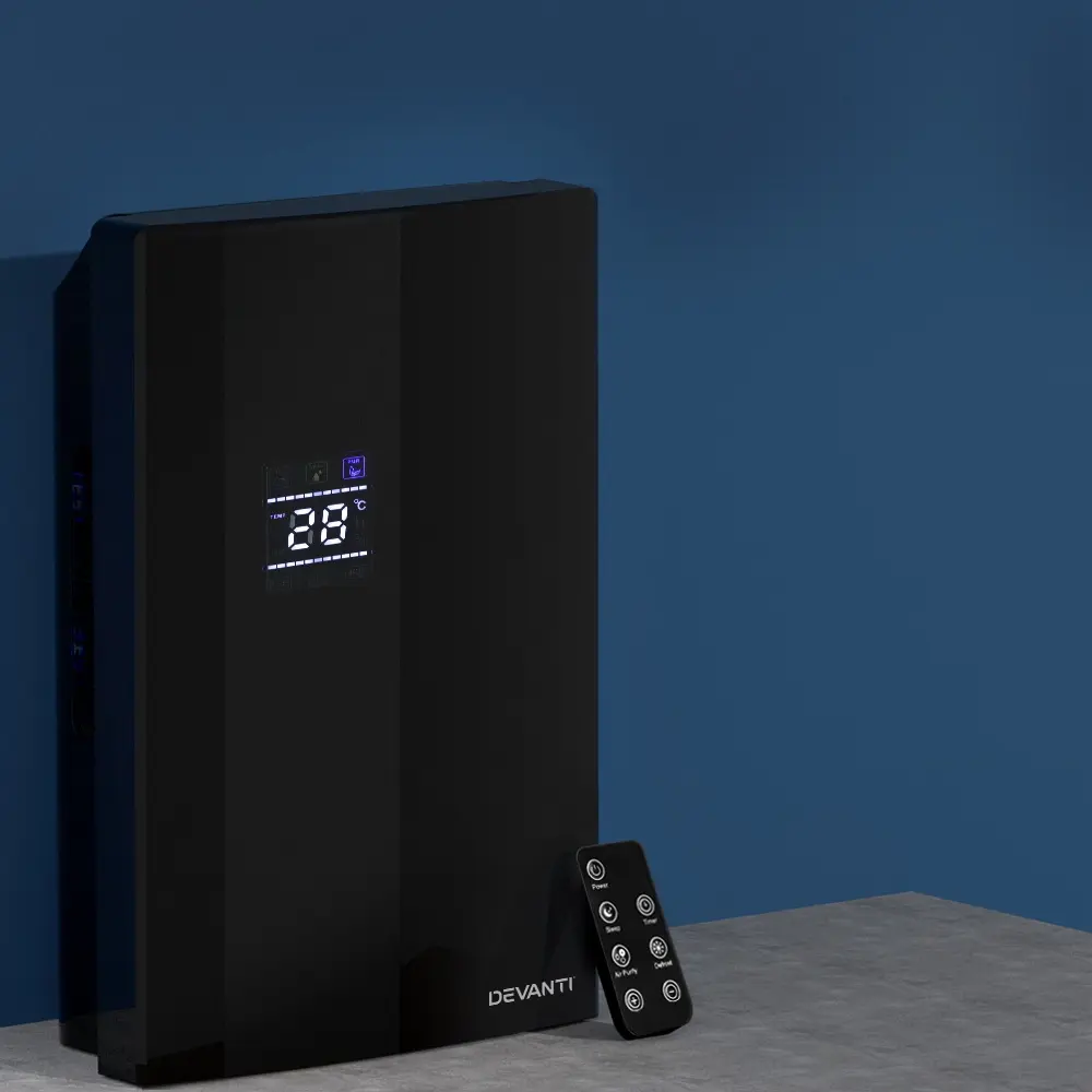 Devanti Dehumidifier 2L Air Purifier Black - Home & Garden