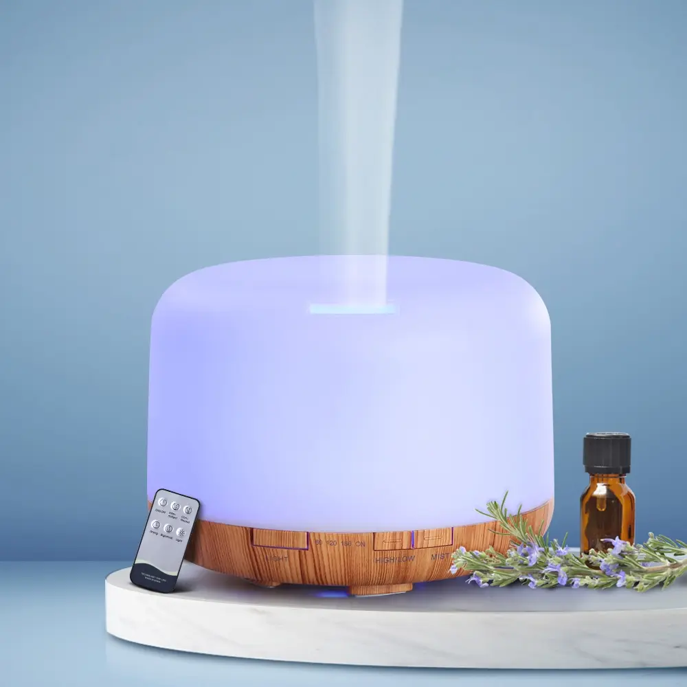 Devanti Aroma Diffuser Aromatherapy Humidifier 500ml - Home & Garden