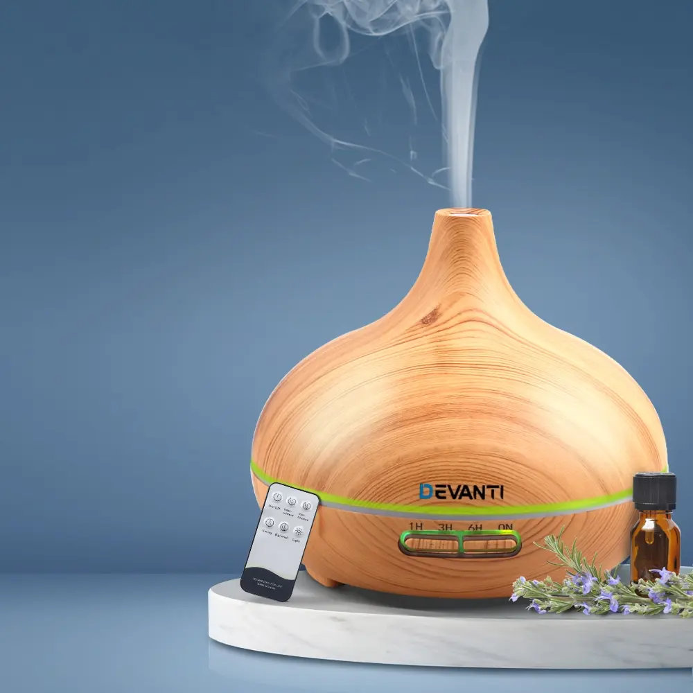Devanti Aroma Diffuser Aromatherapy Humidifier 300ml - Home & Garden