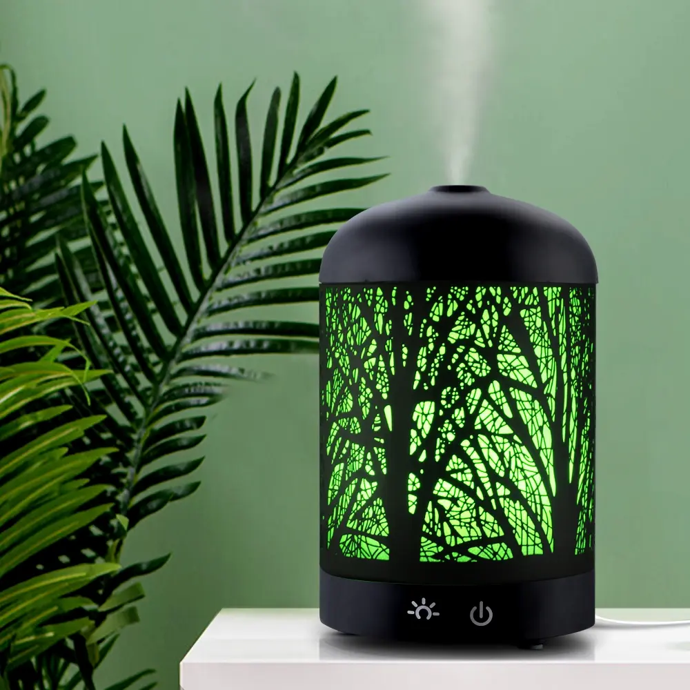 Devanti Aroma Diffuser Aromatherapy Black 160ml - Home & Garden