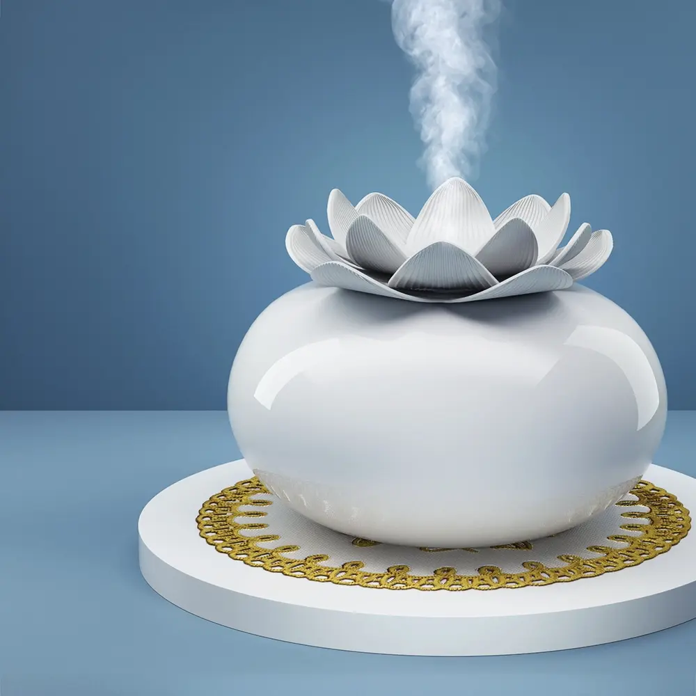 Devanti Aroma Diffuser Aromatherapy Lotus 200ml - Home & Garden