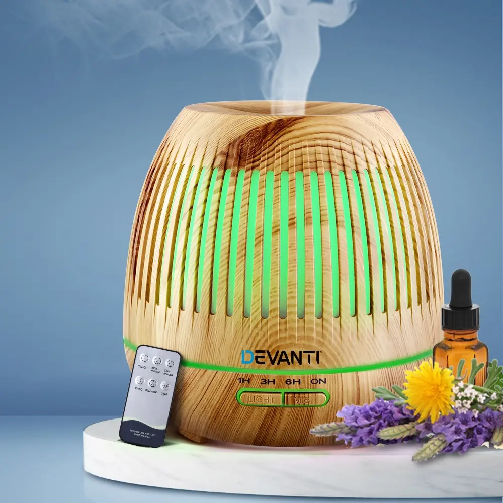 Devanti Aroma Diffuser Aromatherapy Humidifier 400ml - Home & Garden