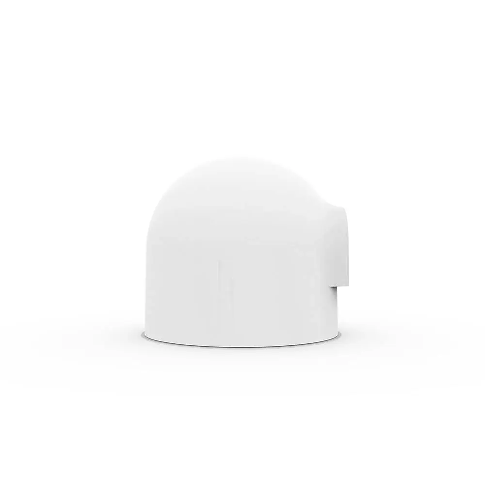Pidan 55cm Igloo Snow House Cat Litter Box Hooded Kitten Toilet w/ Scoop White - Pets