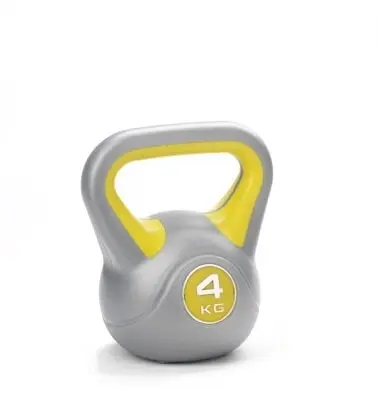 York 4kg Vinyl Kettlebells - Sports & Outdoor