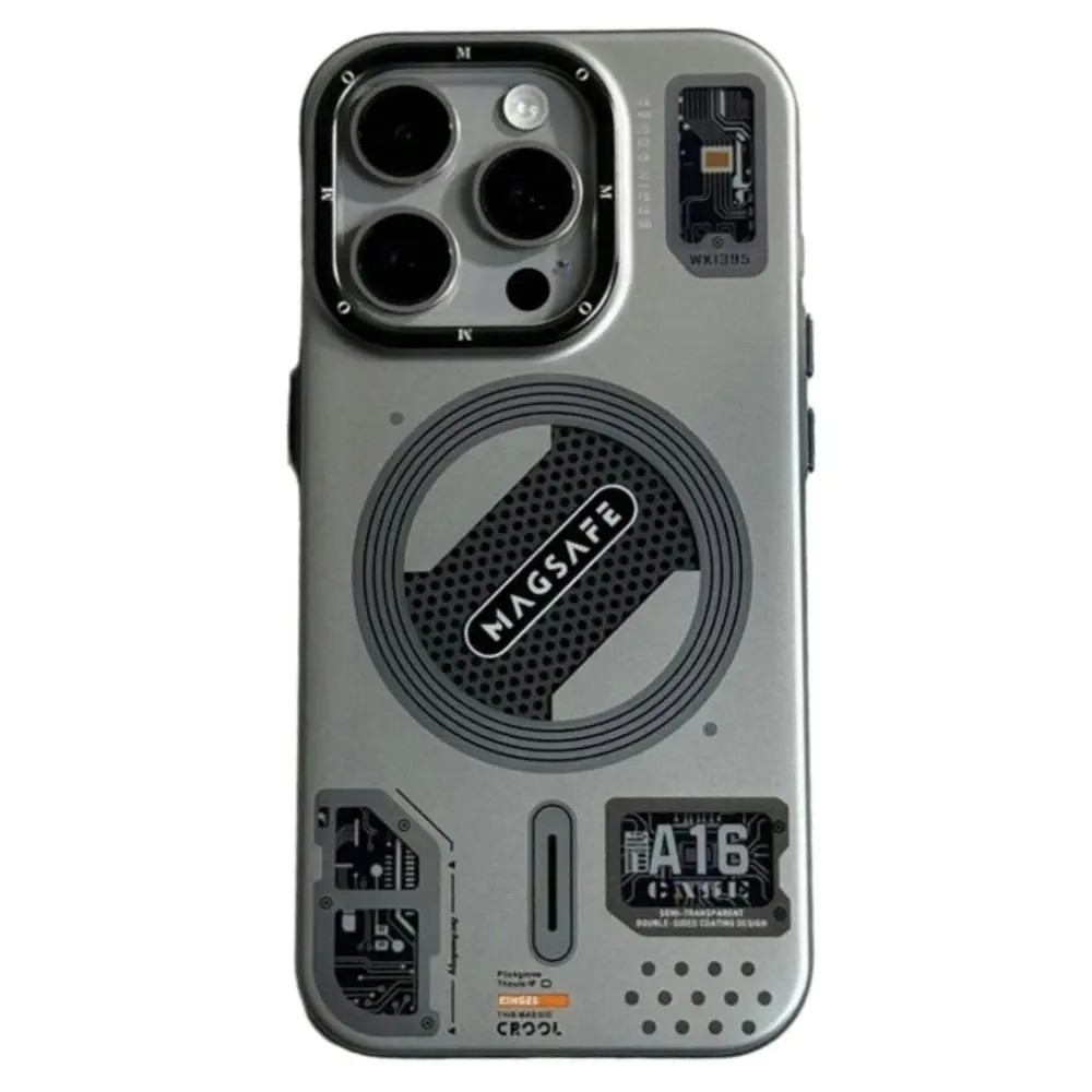 Soka A16 Megnetic Magsafe Case (Suits iPhone 16 Pro) - Grey