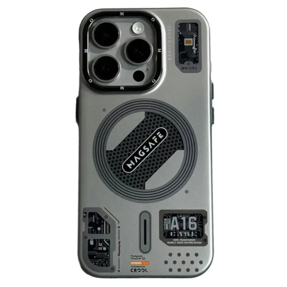 Soka A16 Megnetic Magsafe Case (Suits iPhone 16 Pro Max) - Grey