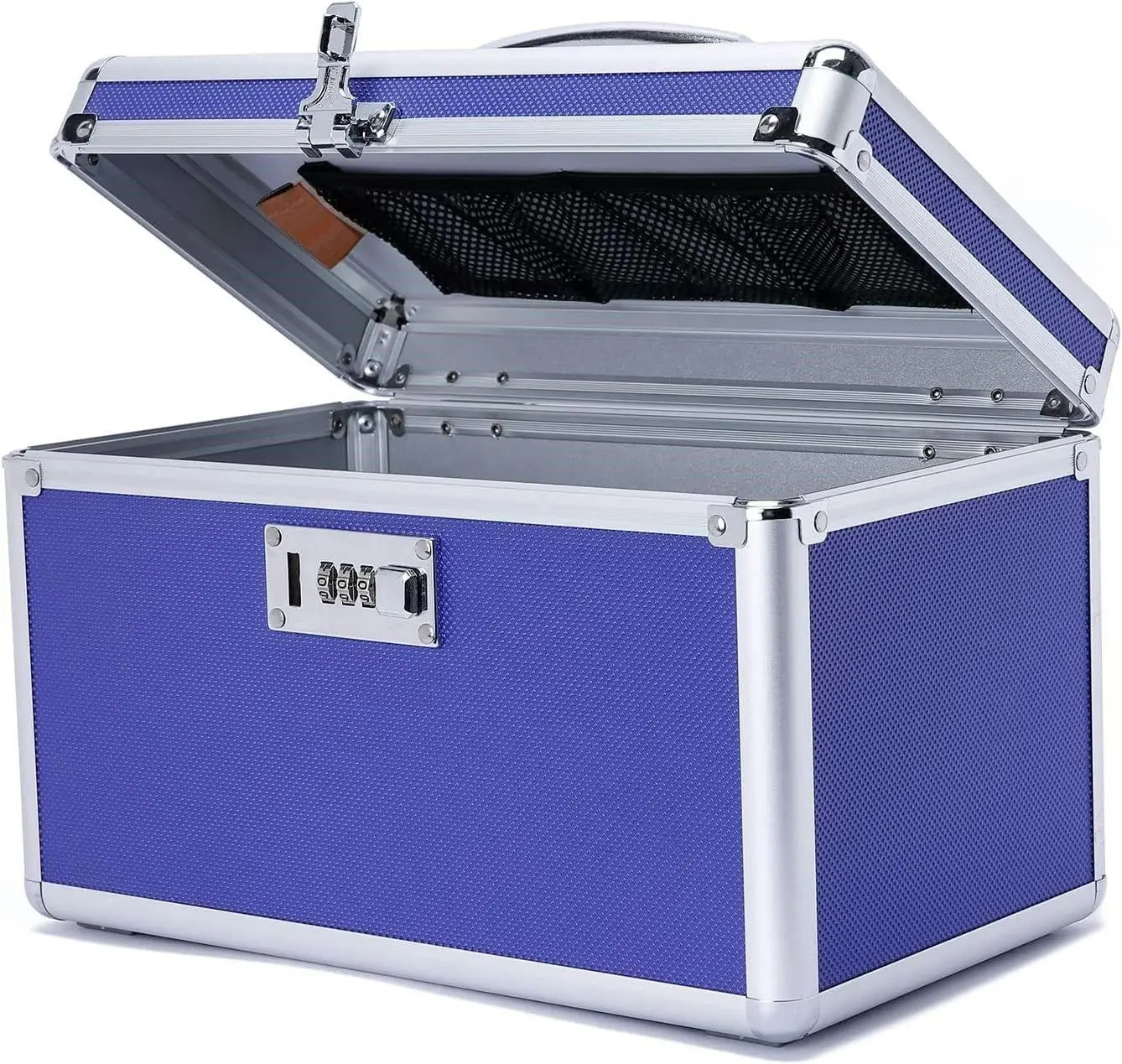 Locking Combination Medicine Box (Blue/Medium) - Home & Garden